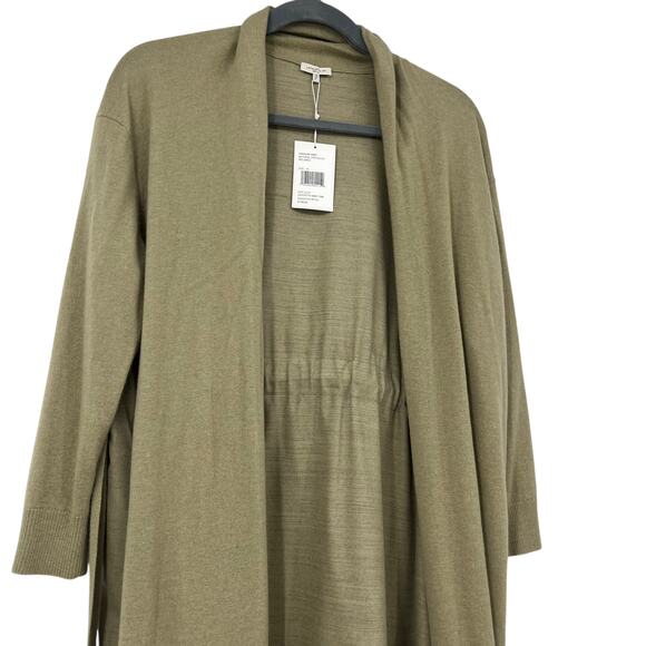LAFAYETTE 148 NEW YORK Cardigan Pistachio Melange Wool Blend Belted 1X NEW - Picture 4 of 16